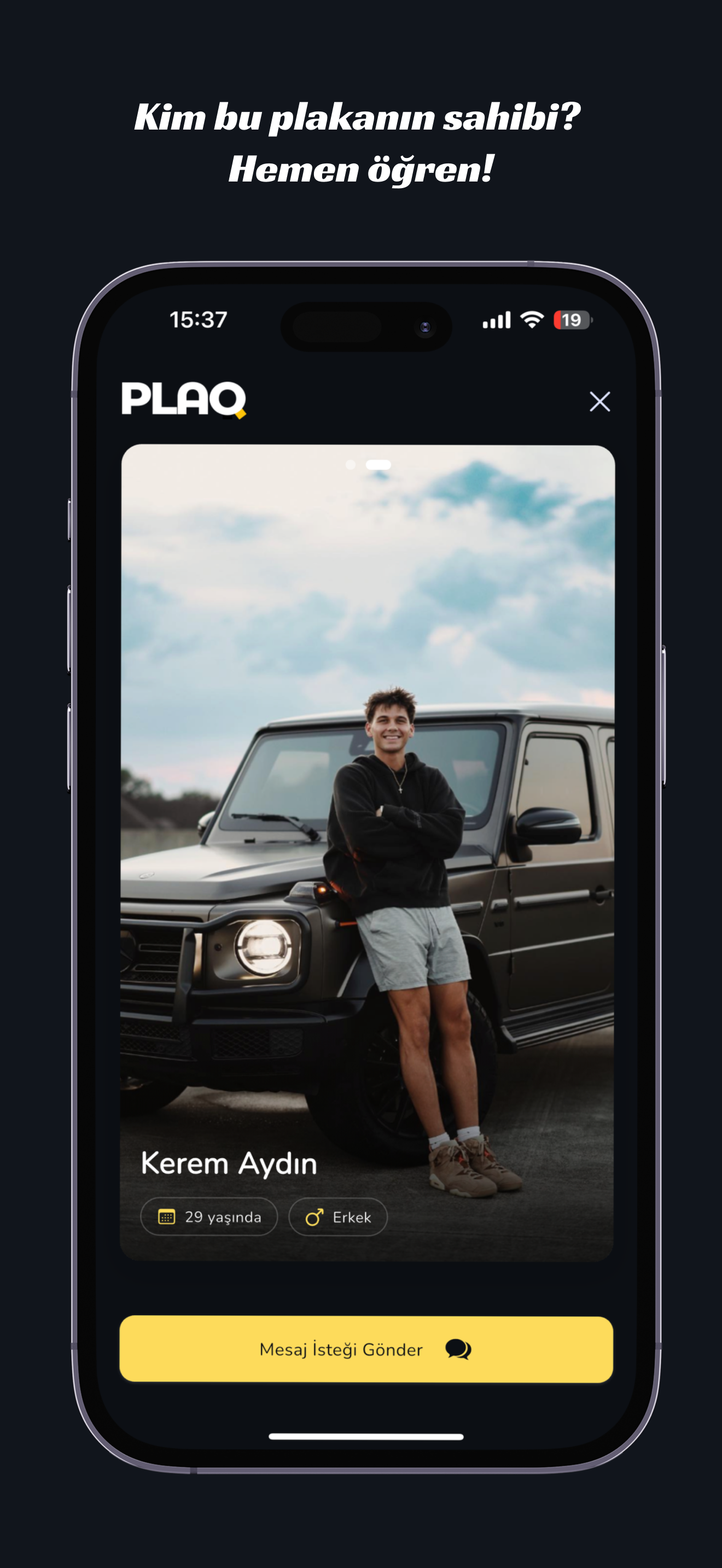 Uygulama sohbet ekranı ekran görüntüsü